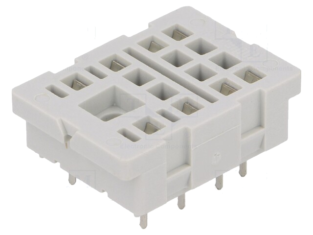 Socket; PIN: 8; PCB; Serie: R2 Socket; PIN: 8; PCB; Serie: R2